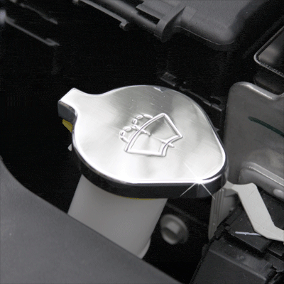 Billet Windshield Washer Cover (fits 10-14 Ford Mustang) UPR