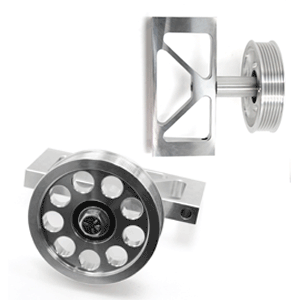 Ultra Light Billet Air Pump Idler Bracket and Pulley Kit (fits 79-95 Mustang) UPR