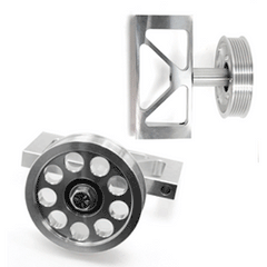 Ultra Light Billet Air Pump Idler Bracket and Pulley Kit (fits 79-95 Mustang) UPR