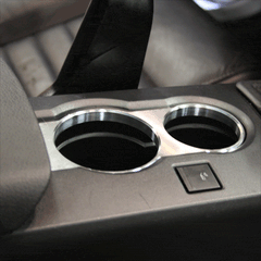 Billet Cup Holder Bezel (fits 05-09 Ford Mustang) UPR