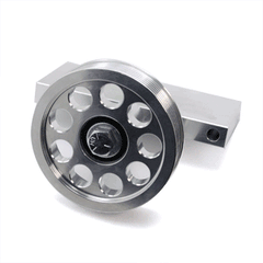 Billet Air Pump Idler Bracket & 9 Hole Pulley Kit Double Bearing (fits 79-95 Ford Mustang) UPR