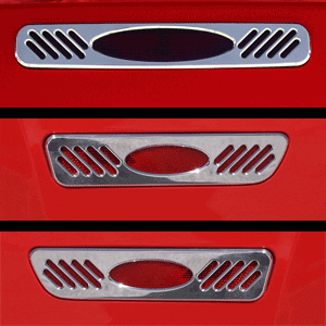 Extreme Side Marker & Brake Light Bezels Polished (fits 05-09 Mustang) UPR